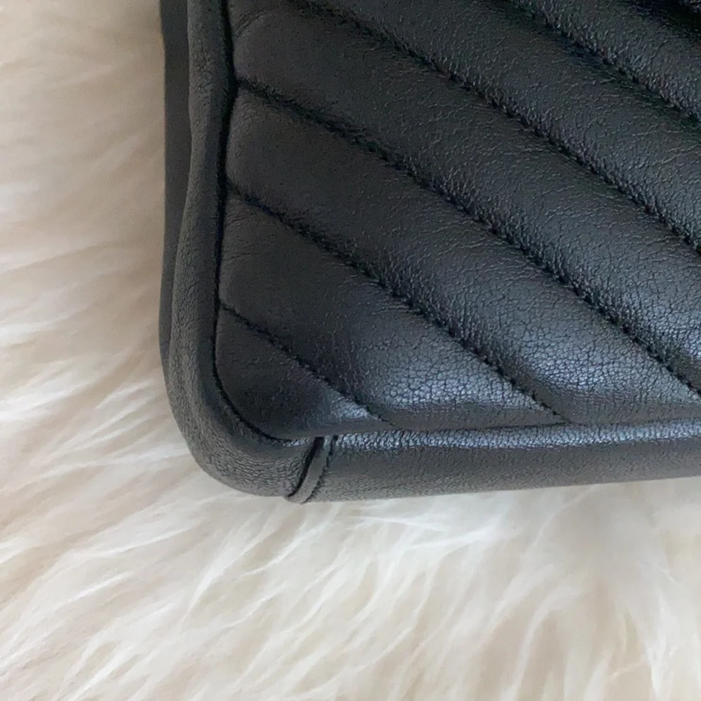 SAINT LAURENT COLLEGE MEDIUM IN QUILTED LEATHER